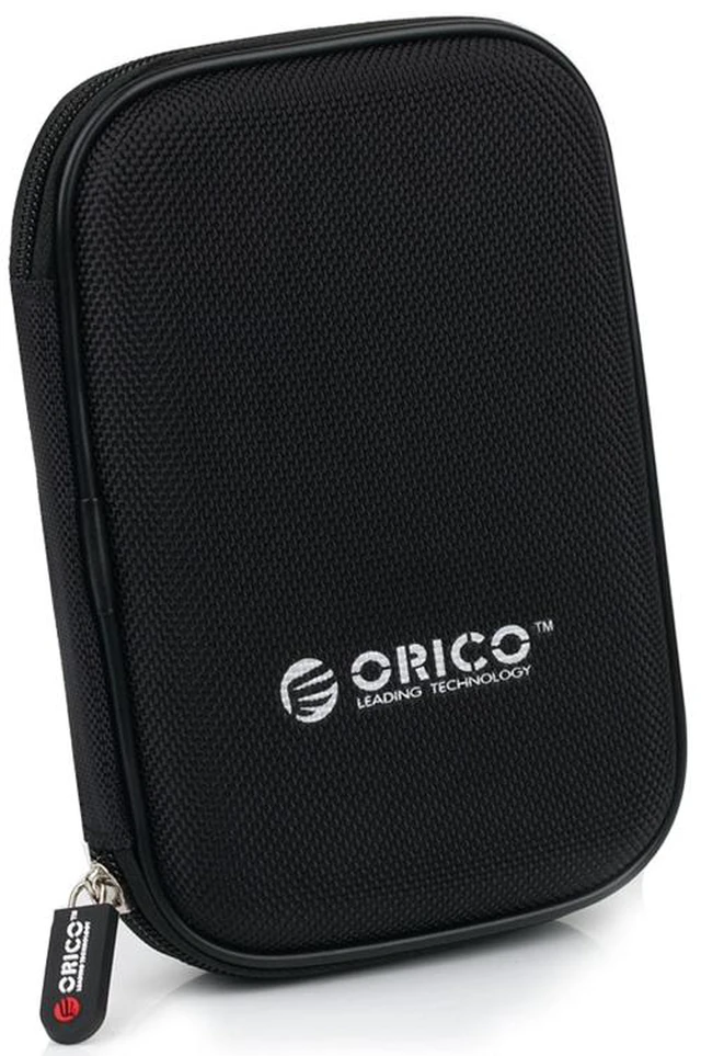 Alt view image 2 of 14 - ORICO Hard Drive Case 2.5 inch External Drive Storage Carrying Bag Waterproof Shockproof with Inner Size 5.5x3.5x1.0inch for Organizing HDD and Electronic Accessories, Black(PHD-25)