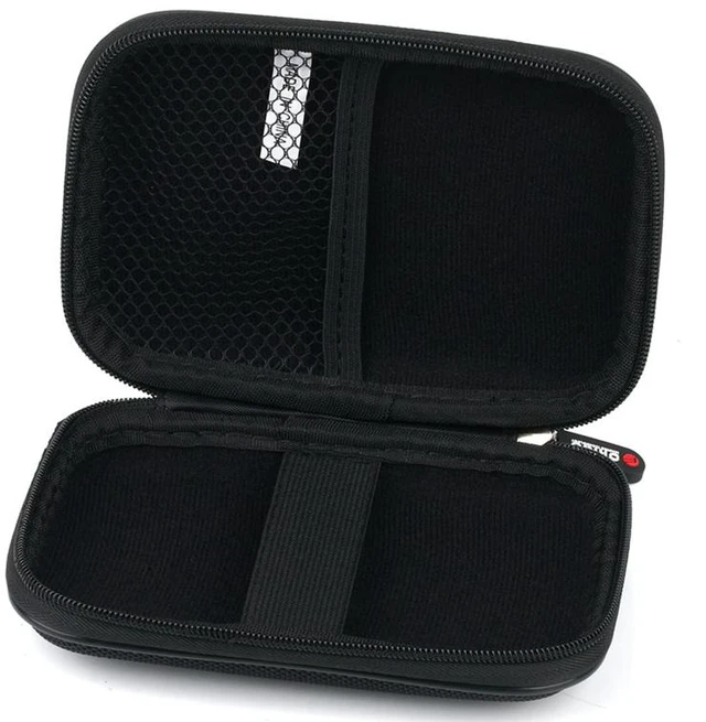Alt view image 4 of 14 - ORICO Hard Drive Case 2.5 inch External Drive Storage Carrying Bag Waterproof Shockproof with Inner Size 5.5x3.5x1.0inch for Organizing HDD and Electronic Accessories, Black(PHD-25)