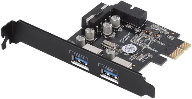Alt view image 4 of 7 - PCI-E Expansion Card Adapte, ORICO 2 Port USB3.0 PCI Express Host Controller Card 4PIN to 15 PIN Power Cable (2 Port & 19PIN )Internal Card with Power Cable for Mac OS Windows XP / Vista ( PME-4UI )