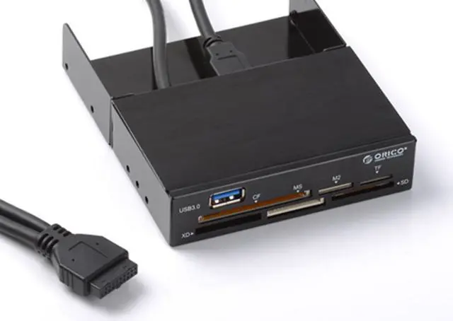Alt view image 3 of 5 - ORICO USB 3.0 SuperSpeed Multi-Card Reader for SD/SDHC/SDXC/MS/CF/TF Cards
