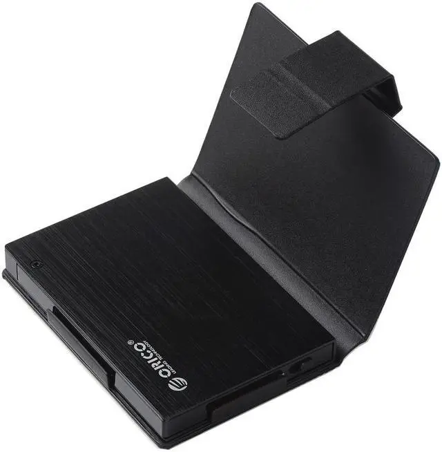 Main image of ORICO 25AU3-BK External USB 3.0 to 2.5-Inch SATA Aluminum Hard Drive Enclosure Case With Exclusive Sleeve - Black