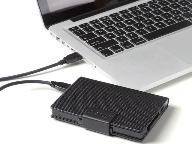 Alt view image 3 of 6 - ORICO 25AU3-BK External USB 3.0 to 2.5-Inch SATA Aluminum Hard Drive Enclosure Case With Exclusive Sleeve - Black
