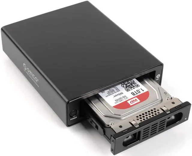 Alt view image 2 of 5 - ORICO 3519SUS3-BK Aluminum Alloy HDD External Enclosure with E-SATA and USB3.0 Interface