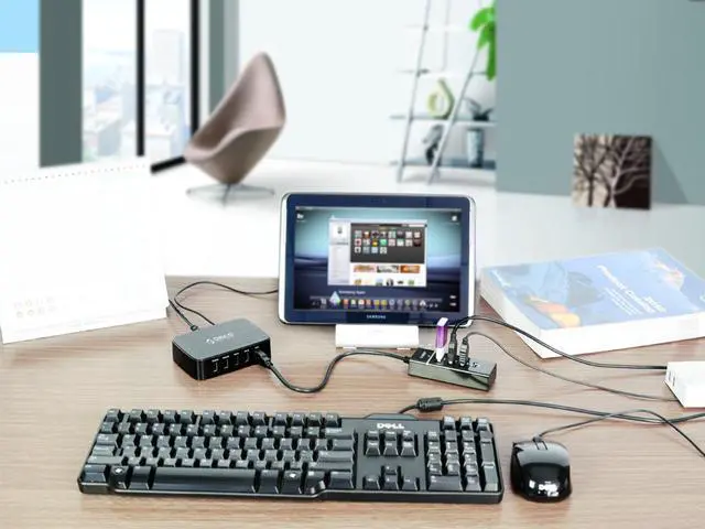 Alt view image 4 of 7 - ORICO 40W 5-Port USB Charger with OTG Access to Android or Windows Smartphones, Tablets, 2x5V 2.4A Charging Ports with Quick Charge Technology and 3x5V 1A Regular Ports - Black (DCT-5U)