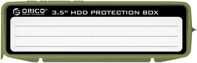 Alt view image 3 of 7 - ORICO Hard Disk Drive HDD Protector, 3.5 inch Hard Disk Drive Protective Case/Storage Box - Green(PHP-35)