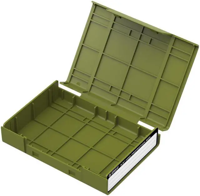 Alt view image 4 of 7 - ORICO Hard Disk Drive HDD Protector, 3.5 inch Hard Disk Drive Protective Case/Storage Box - Green(PHP-35)