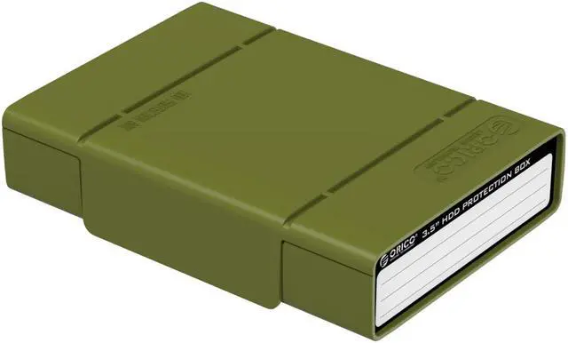 Alt view image 6 of 7 - ORICO Hard Disk Drive HDD Protector, 3.5 inch Hard Disk Drive Protective Case/Storage Box - Green(PHP-35)