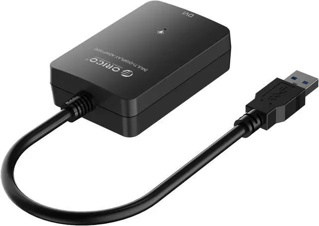 Alt view image 2 of 7 - ORICO DU3D USB 3.0 to DVI External Video Graphics Adapter Card for Multi Monitor up to 2048x1152 / 1920x1080 support MAC, Windows XP, Vista, 7, 8 and 8.1