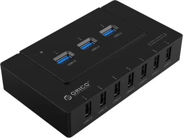 Main image of ORICO H9910-U3-US 10 Ports USB HUB 3 Super Speed USB3.0 Ports and 7 Ports of USB2.0 - Black