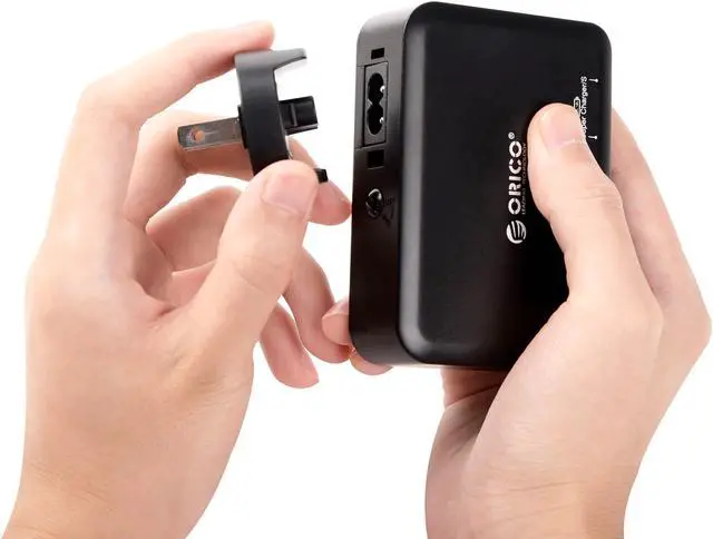 Alt view image 3 of 6 - ORICO DCAP-5U 5-Port USB Wall Charger Adapter - Black