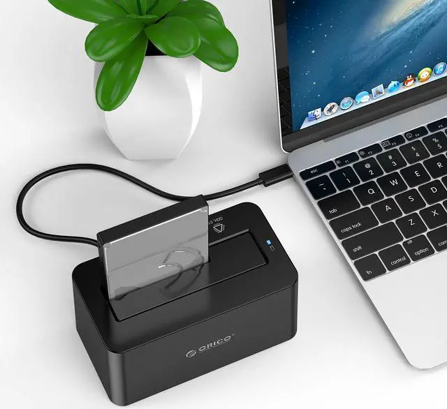 Alt view image 6 of 7 - ORICO 6619S3-US SuperSpeed USB3.0 to SATAIII(SATA I/II/III) Hard Drive Docking Station for 2.5/3.5 Inch HDD and SSD - Black