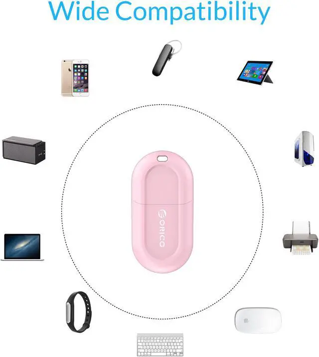 Alt view image 4 of 7 - ORICO Portable Bluetooth 4.0 USB Adapter with 3Mbps Data Transfer Rate and 20M Wireless Range for Windows XP / Vista / Mac OS