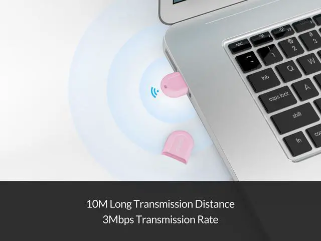 Alt view image 5 of 7 - ORICO Portable Bluetooth 4.0 USB Adapter with 3Mbps Data Transfer Rate and 20M Wireless Range for Windows XP / Vista / Mac OS