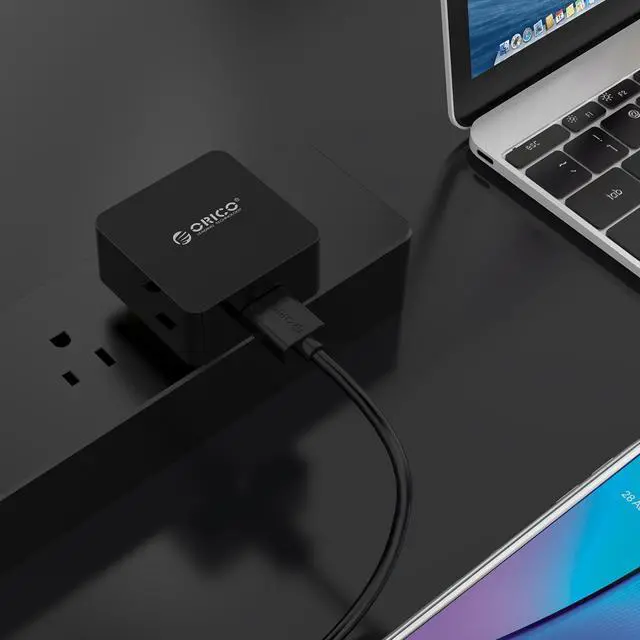 Alt view image 7 of 7 - ORICO Quick Charge 3.0 18W USB Wall Charger for Nexus 6, Galaxy S6/S6 Edge/Note 4/Note Edge, HTC One M8/M9, Sony Xperia Z3/Z2 and More - Black (QTW-1U-US)