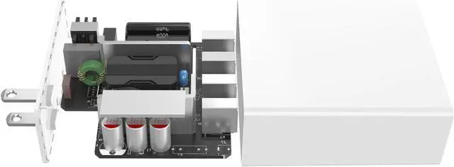 Alt view image 5 of 7 - ORICO 4 Port USB Wall Charger for Smartphones and Tablets 5V2.4A*4  6A 30W Total Output  -White (DCW-4U-US)