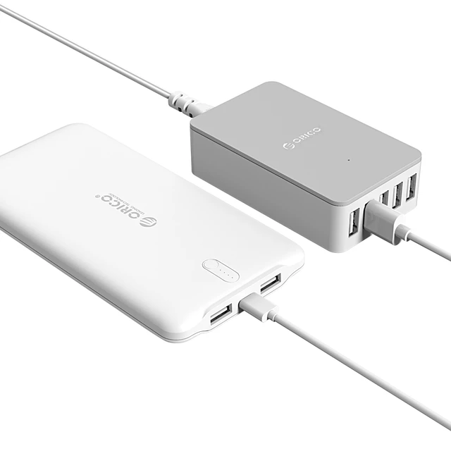 Alt view image 3 of 7 - ORICO Ultra Slim High Capacity Travel Battery Portable 10000mAh Pack Power Bank Dual USB 5V2.4A Charger with LED Power Indicator
Technology for iPhone, Samsung Galaxy and More -White (D10000)