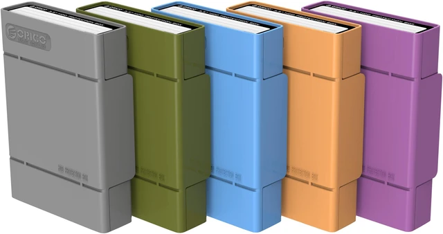 Main image of ORICO Colorful 3.5 inch Hard Drive Protection Case HDD Protector Box 5pcs EVA Shockproof
