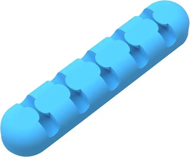 Main image of ORICO Multi-Function Magnetic Silicone Band Durable Cable Tie Assorted Colors Electronic Cord Management with Cable Clip Holder