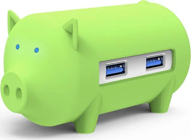 Main image of ORICO Lovely Pig HUB Multi-function USB3.0 OTG Hub 3 USB Ports and TF SD Card Reader with Detachable Data Cable for Various USB Devices