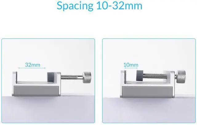 Alt view image 6 of 10 - ORICO USB 3.0 Hub Clamp Adapter, Aluminum 4-Port USB Splitter with Extra Power Supply Port and 4.92 FT USB Data Cable, Ultra-Portable USB Expander for 2021 iMac/Laptop/PC