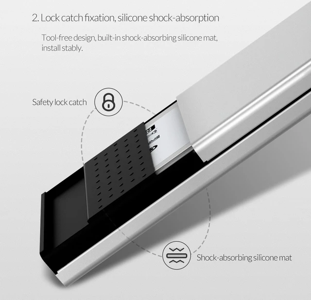 Alt view image 4 of 7 - ORICO 4TB 2.5inch Type C to USB C SATA External Hard Disk Drive Enclosure USB3.1 (10Gbps) High-Speed Transmission with JMS578 Chip for 2.5" 7mm/9.5mm HDD SSD -Silver (2528C3)