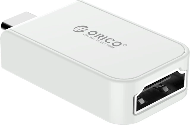 Main image of ORICO USB C to HDMI-Compatible Adapter 4K30Hz USB 3.1 Type-C to HDMI-Compatible Converter for Macbook, MacBook Pro, Chromebook Pixel, Samsung Galaxy S8/S8+/S9, Dell XPS 13 White
