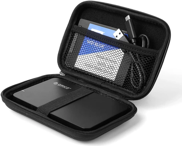 Alt view image 2 of 7 - ORICO PHB-25 Portable 2.5-Inch External Hard Drive Protect Bag Carrying Case Digital Storage Bag Travel Organizer Case For USB/Data Cable 2.5"Hard Disk PH-D1