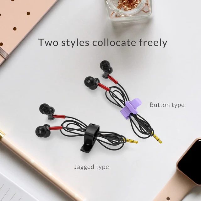 Alt view image 3 of 5 - ORICO 5pcs Desktop Cable holder Cable Management System, Cable Organizer Wire Storage Cable Holder Clip for Power Cords and Charging Accessory SG-PH5