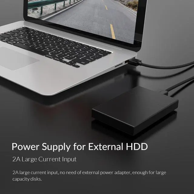 Alt view image 3 of 7 - ORICO USB2.0 to USB 2.0 Male to Male  Extension Cable - Black  with Gold Plated Connectors 1.64ft-6.6ft 0.5m to 2m