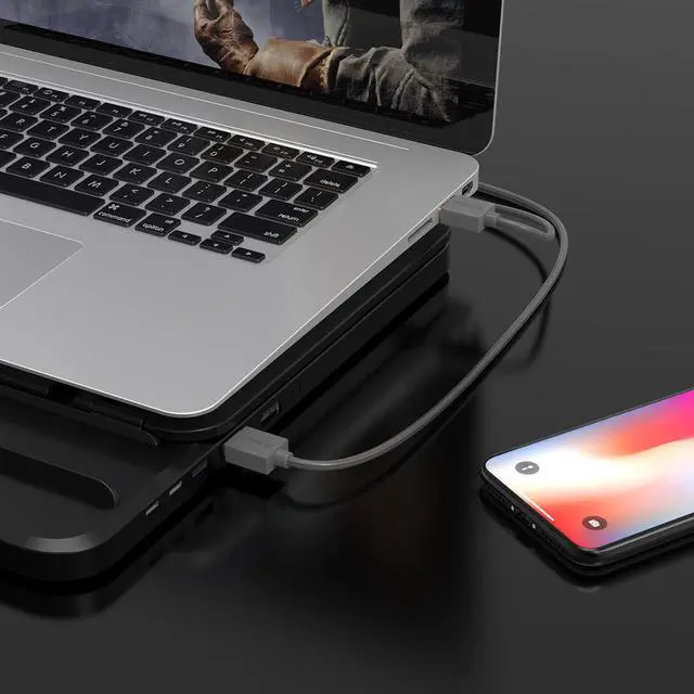 Alt view image 4 of 7 - ORICO USB2.0 to USB 2.0 Male to Male  Extension Cable - Black  with Gold Plated Connectors 1.64ft-6.6ft 0.5m to 2m