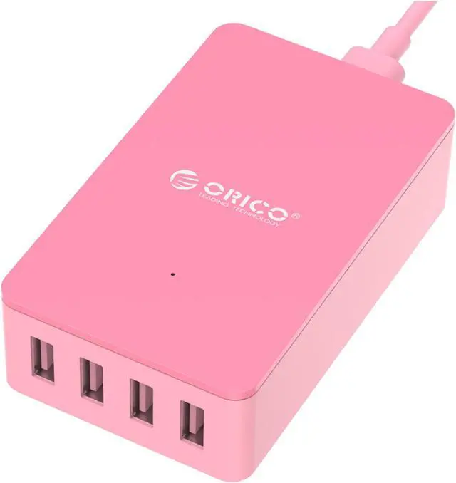 Main image of ORICO Portable 4 Ports Desktop & Travel 5V2.4A USB Charger Family-Sized Desktop Charger for iPhone 7 / 6s / Plus, iPad Air 2 / mini 3, Galaxy S7 / S6 / S6 Edge / Edge+, Note 5 & More (CSE-4U-US)