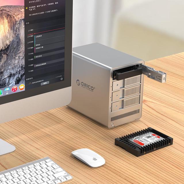 Alt view image 7 of 7 - ORICO Hard Drive Caddy 2.5inch to 3.5inch Support SATA 3.0 To USB 3.0 6Gbps Support 7 / 9.5 /12.5mm 2.5 inch SATA HDDs and SSDs (1125SS)
