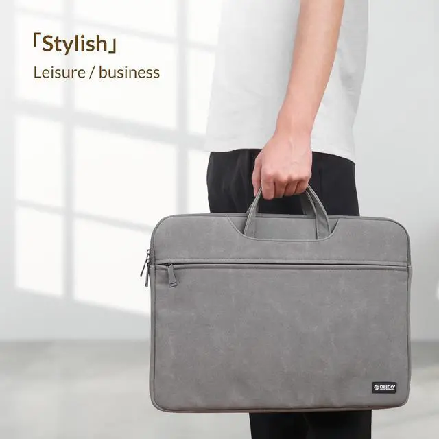 Alt view image 4 of 6 - ORICO Notebook Handbag Protective Case for Macbook Air Pro 13.3 15.6 Laptop Sleeve Cover Bag For Dell Acer Asus Business Handbag