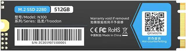 Alt view image 2 of 7 - ORICO M.2 2280 SATA3.0 512GB M.2 NGFF SSD 3D NAND TLC Internal Solid State Drive (SSD) for Desktop Notebook Standrad M.2 SATA SSD (N300)
