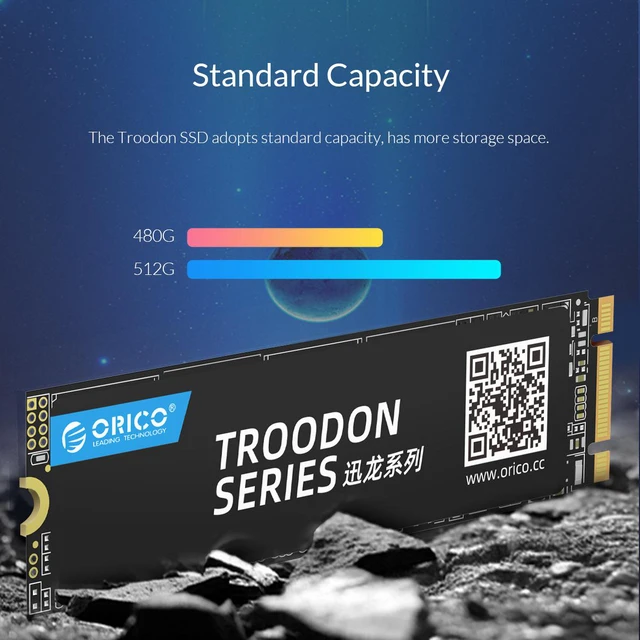 Alt view image 5 of 7 - ORICO M.2 2280 SATA3.0 1TB M.2 NGFF SSD 3D NAND TLC Internal Solid State Drive (SSD) for Desktop Notebook Standrad M.2 SATA SSD (N300)
