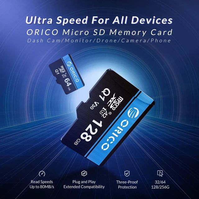 Talebasic 64GB Micro SD Card Class 10 - 2 Pièces Avec Adaptateur SD Rapide