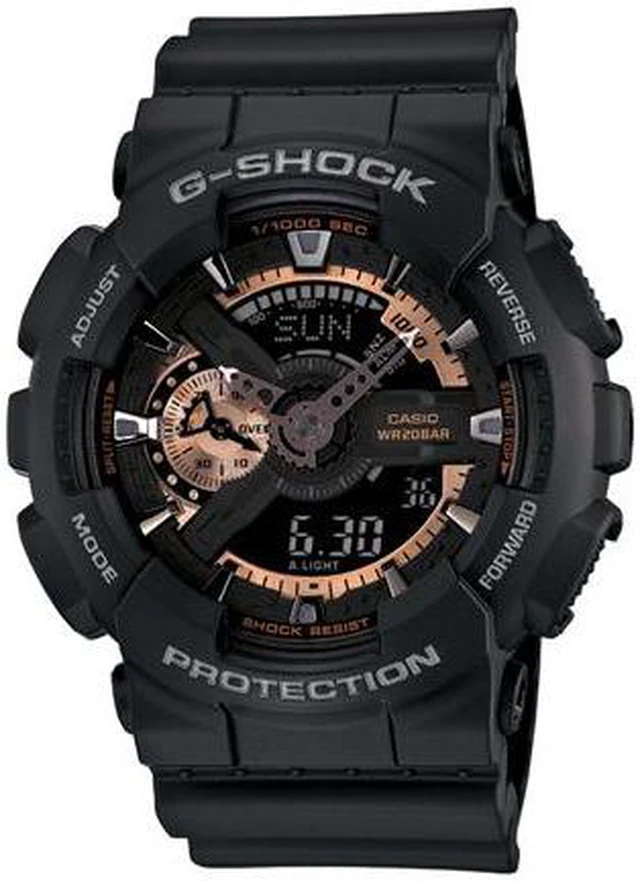 Main image of Casio G Shock Black / Rose Dial Men's Watch - GA110RG-1A