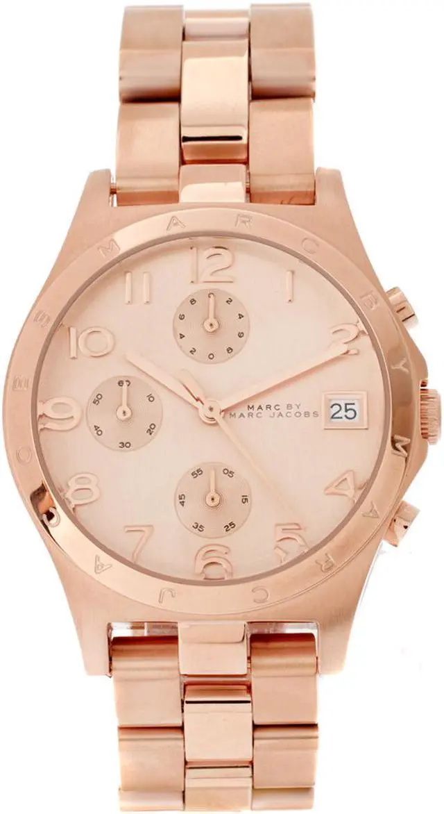 Alt view image 2 of 13 - Marc by Marc Jacobs MBM3074 Henry Classic Rose Gold-Tone Women's Watch