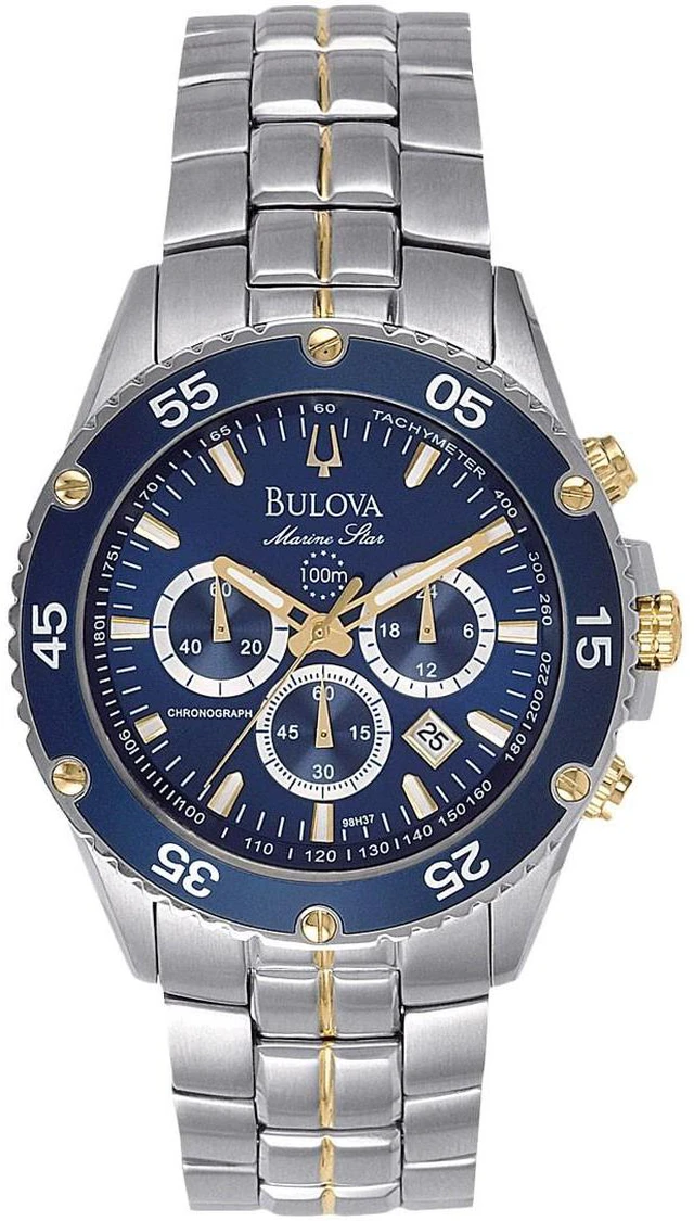 Alt view image 5 of 16 - Bulova Marine Star Mens Watch 98H37