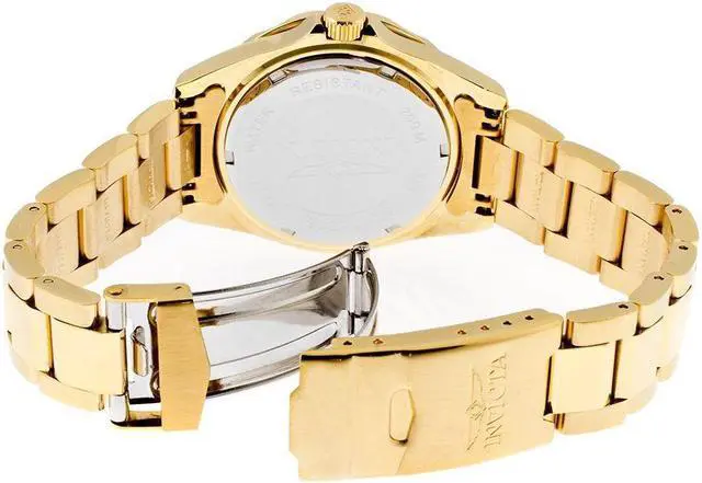 Alt view image 7 of 13 - Invicta Men's Pro Diver 23kt Goldplated