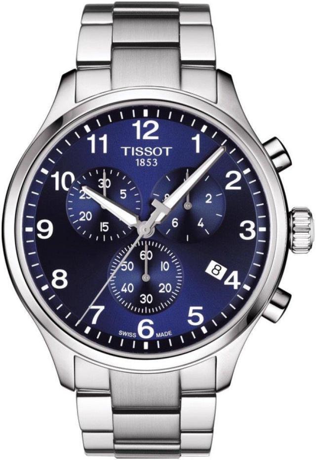 Main image of Tissot T116.617.11.047.01 Chrono XL Men's Watch Silver 45mm Stainless Steel
