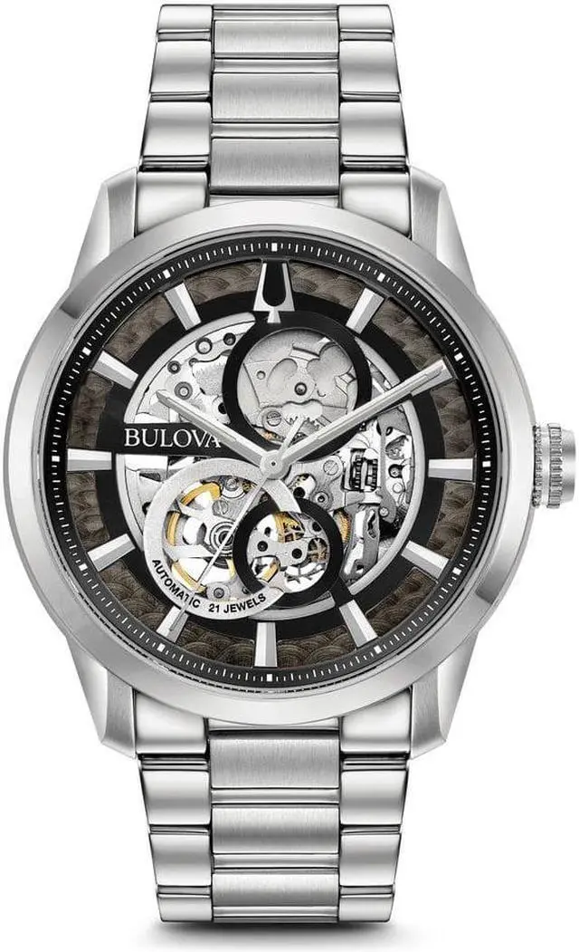 Main image of Bulova 96A208 Sutton Men's Watch Silver 43mm Stainless Steel