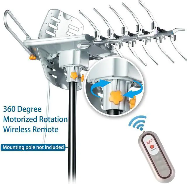 Main image of LAVA HD-2605 Ultra Outdoor TV Antenna, Remote Controlled 4K HDTV
