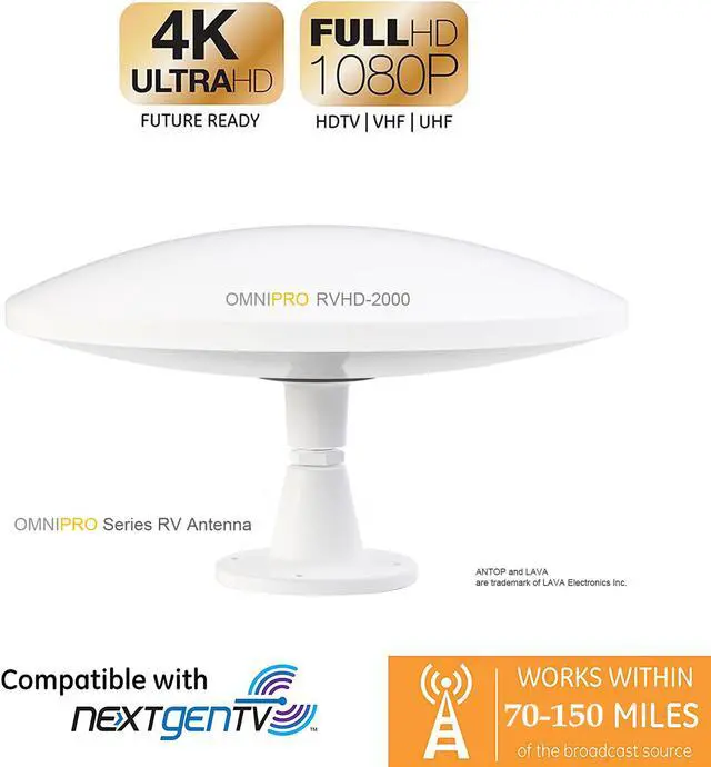 Alt view image 5 of 6 - RVHD-2000 OmniPro RV and Marine HDTV Antenna