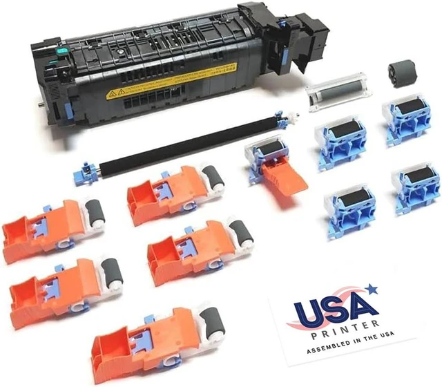 Main image of USA Printer J8J87A-DMKv2-USA (L0H24-67901) DLX Maintenance Kit for HP LaserJet M607 M608 M609 M631 M632 M633 with RM2-1256 Fuser, Transfer Roller, Tray 1 J8J70-67903 & 5 Sets J8J70-67904 (Tray 2-6)