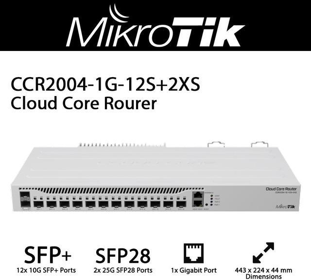 MikroTik - CCR2004-1G-12S+2XS - Cloud Core Router 2004-1G-12S+2XS