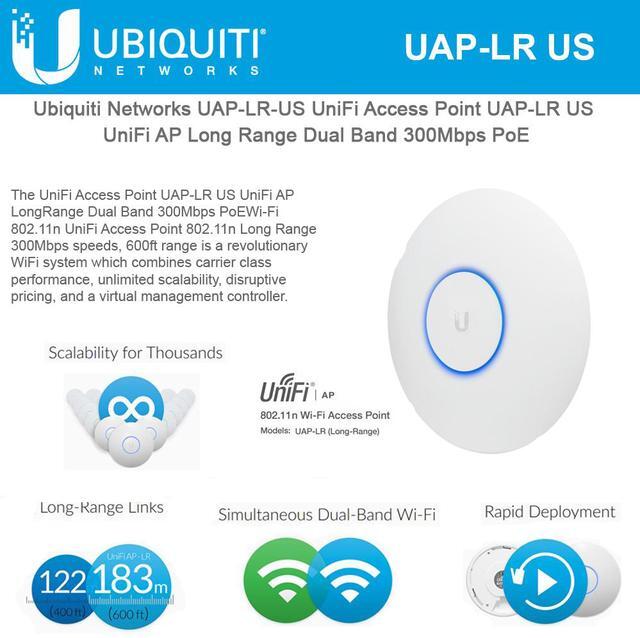 Alt view image 2 of 8 - Ubiquiti UniFi Enterprise Wi-Fi System Wireless AP long Range (UAP-LR-US)