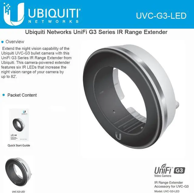 Alt view image 2 of 2 - UBIQUITI NETWORKS UVC-G3-LED UVC-G3-LED