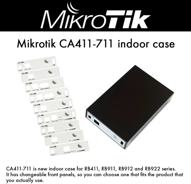 Main image of Mikrotik CA411-711 indoor case for Routerboard RB411 and RB711.