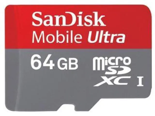 Main image of SanDisk 64GB 64G microSDXC microSD microSDHC SD SDHC SDXC Card Mobile Ultra Class 10 UHS-I with SoCal Trade MicroSD XC and SD Dual Slot Card Reader